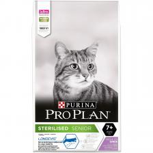 Корм PRO PLAN для стерилизованных кошек старше 7 лет, с высоким содержанием индейки (10 кг)