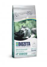 Корм Bozita для кошек с чувствительным пищеварением, избыточным весом и для кошек старше 7 лет, беззерновой с мясом лося (400 г) – фото 1