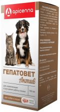 Суспензия Apicenna Гепатовет Актив для собак и кошек 100мл