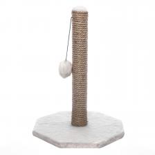 Yami-Yami когтеточка "Столбик" с помпоном, джут (серый) – фото 3
