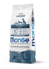 Сухой корм для собак Monge Dog Monoprotein, форель, рис, картофель, 12кг