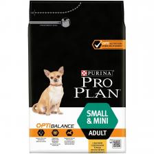 Корм PRO PLAN для взрослых собак мелких и карликовых пород, с высоким содержанием курицы (7 кг)