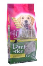 Корм NERO GOLD для взрослых собак, с ягненком и рисом (2,5 кг)