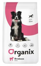 ORGANIX сухой корм для собак, с ягненком и рисом (2,5 кг)