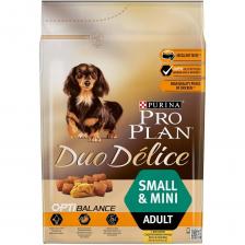 Корм PRO PLAN для взрослых собак мелких и карликовых пород, с высоким содержанием курицы (2,5 кг)