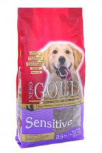 Корм NERO GOLD для собак с чувствительным пищеварением, с индейкой и рисом (2,5 кг)