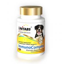 Unitabs ImmunoComplex с Q10 для взрослых собак крупных пород100 таб породы крупного размера Россия 1 уп. х 1 шт. х 0.36 кг