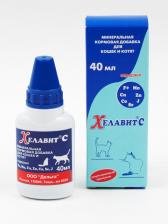 Витаминно-минеральная добавка для собак Прочее Хелавит С жидкость 40 мл