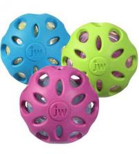 Метательная игрушка для собак J.W. Мяч сетчатый хрустящая резина средняя Crackle & Crunch Ball Medium