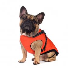 Rungo Попона для собак теплая со шлейкой оранжевая 2XL – фото 2