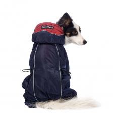 Petmax Комбинезон для собак синий с красным капюшоном S – фото 2