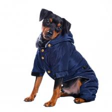 Petmax Комбинезон для собак синий с красным капюшоном S – фото 4