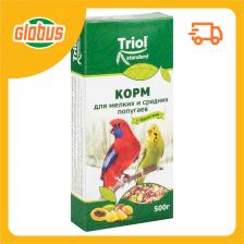 Корм для мелких и средних попугаев Triol Standard с фруктами
