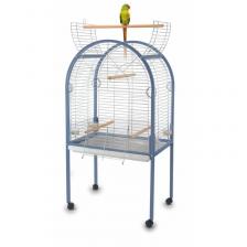 Imac Amanda клетка для птиц на колесах, пепельно-синяя, 85х54х155 см Италия 1 уп. х 1 шт. х 30.6 кг