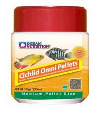 Корм Ocean Nutrition Cichlid Omni Pellet Small для хищных цихлид, гранулы 1,8 мм, 200 г