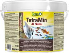 TetraMin XL основной корм для всех видов аквариумных рыб, крупные хлопья 10 л