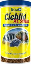 Основной корм TetraCichlid Sticks XL для цихлид и крупных рыб, крупные палочки 1 л