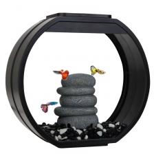 AA Aquariums Аквариум Deco O Mini UPG (33,4x14,2x31 cм) с фильтром, 10 л, черный