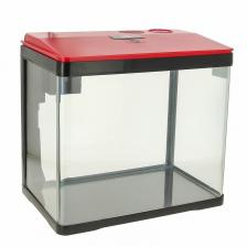 Prime аквариум с LED светильником, фильтром и кормушкой, красно-черный 15 л Китай 1 уп. х 1 шт. х 4.34 кг