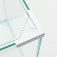 Аквариум Куб белый уголок, покровное стекло, 31л, 30 x 30 x 35 см – фото 3