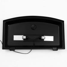 Аквариум телевизор с крышкой, 55 литров, 63 х 25 х 36/41 см, чёрный – фото 3