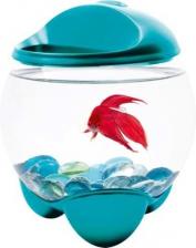 Tetra Betta Bubble бирюзовый аквариум-шар для петушков с освещением 1,8 л Tetra Betta Bubble бирюзовый аквариум-шар для петушков с освещением 1,8 л