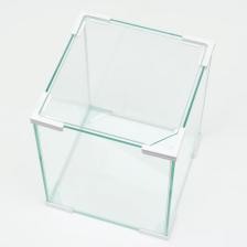 Аквариум Куб белый уголок, покровное стекло, 50л, 35 x 35 x 40 см – фото 2