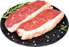 Стейк из мраморной говядины Striploin 0.4-0.7кг Стейк из мраморной говядины Striploin 0.4-0.7кг