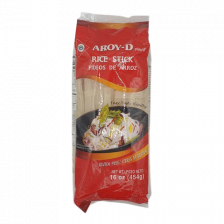 Лапша рисовая 10 мм AROY-D, 454 гр