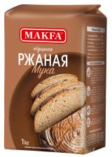 Мука Makfa ржаная хлебопекарная обдирная 1 кг