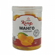 Манго сушеное без сахара KING, 500 гр