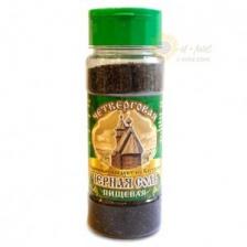 Соль чёрная «Четверговая» в солонке, мелкий помол 150г (Продукты здорового питания)