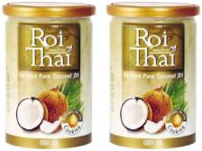 Кокосовое масло Roi Thai 100% рафинированное, 600 мл х 2 шт