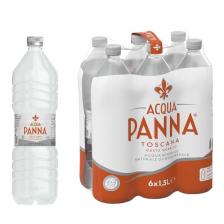 Вода минеральная Acqua Panna негазированная 1,5 л (6 штук в упаковке)