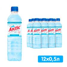 Вода Arctic 0.5 литра, без газа, пэт, 12 шт. в уп.