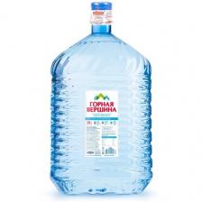 Минеральная питьевая вода Горная вершина негазированная, ПЭТ, 19 л