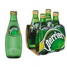 Вода минеральная Perrier газированная 0.33 л (4 штуки в упаковке)