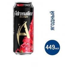 Напиток энергетический газированный Adrenaline Rush Ред Энерджи 0,449 л (6 штук в упаковке)