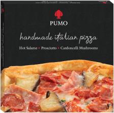 Пицца Pumo Pizza с Салями Прошутто и грибами кардончелли 340г Пицца Pumo Pizza с Салями Прошутто и грибами кардончелли 340г