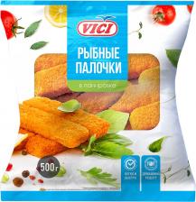 Рыбные палочки Vici в панировке обжаренные 500г