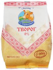 Творог Коровка из Кореновки 9% жир. 300г