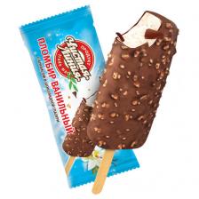 Эскимо пломбир ванильный с арахисом в шоколадной глазури «Чистая линия», 80г
