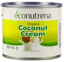 Кокосовые сливки органические 22% Econutrena, 200 мл.