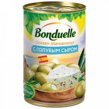 Оливки Bonduelle с голубым сыром 300 гр