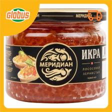 Икра лососевая красная зернистая Меридиан 1 сорт