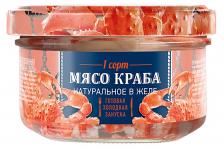 Мясо краба Путина натуральное в желе 160г