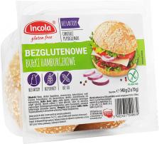 Булочки Incola для гамбургеров с кунжутом безглютеновые 140г Булочки Incola для гамбургеров с кунжутом безглютеновые 140г