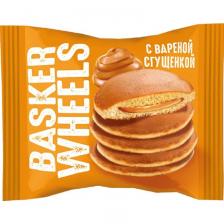 Пирожное Basker Wheels Pancake бисквитное с вареной сгущенкой 36 г (28 штук в упаковке)