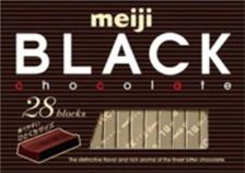 Черный шоколад 28 блочков Black Meiji 140 гр