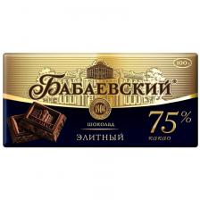 Шоколад Бабаевский элитный темный 90 г